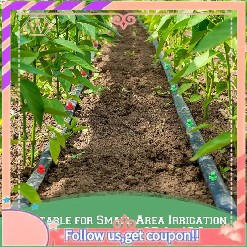 300 Pcs Misting Nozzle Sprayer 90/180/360 Degree Atomizing Mini Sprinklers Drip Ring Irrigation Emitters Nozzle, Durable