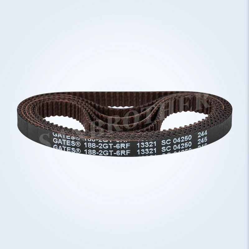 4 SZTUK VORON GATES-188-2GT-6RF Pas synchroniczny z zamkniętą pętlą GT2 Szerokość 6 mm L188 mm Pętla paska rozrządu Odporne na zużycie części drukarki 3D — zdjęcie produktu 3