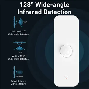 TUYA-ZIGBEE MOVEMENT SENSOR PIR, SMART HOUSE, HUMAN Body Infrared Detector, Smart Life Safety, works with Alexa and Google Home 10 Main Infrared Sales - №4
