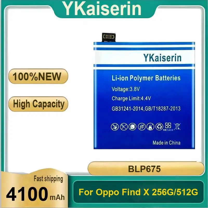 

For Oppo Find X 256G 512G BLP675 4100Mah Mobile Phone Battery Prolonged Performance