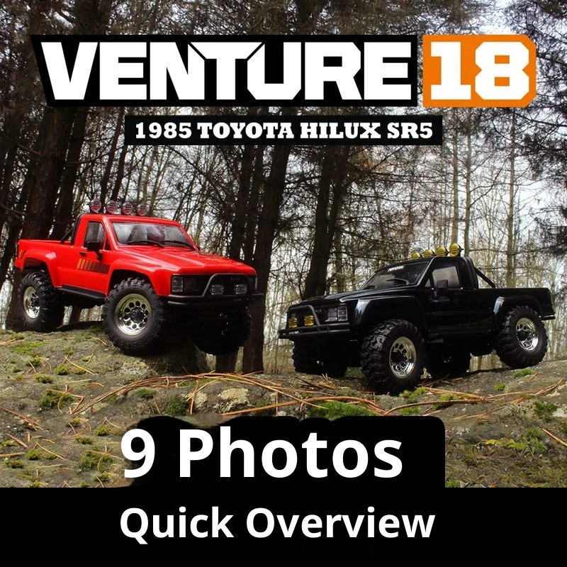 

Hpi Venture Remote Control Brushless Simulation 1/18hilux Hynix Sr5 Four-Wheel Drive Off-Road Climbing Car Adult Children'S Gift