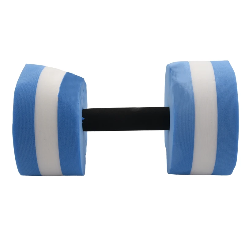 1Pc Outdoor Pool Toys Eva Foam Floating Dumbbells Summer Water Dumbbell Toys Swimming Pool Floating Dumbbells Water Support Dumb