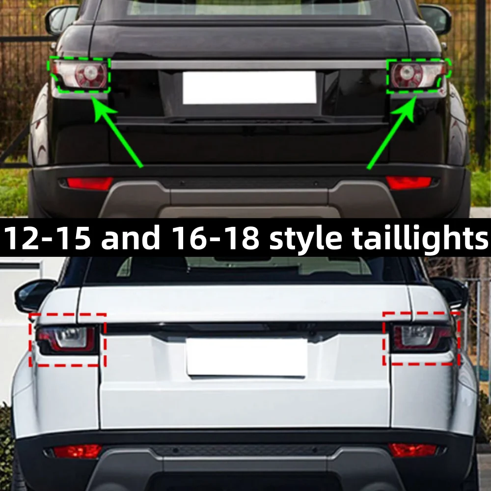 Car Rear Bumper Tail Light Assembly OE: LR058817/LR058816 LR072649/LR072648 For Range Rover Evoque 2012-2018
