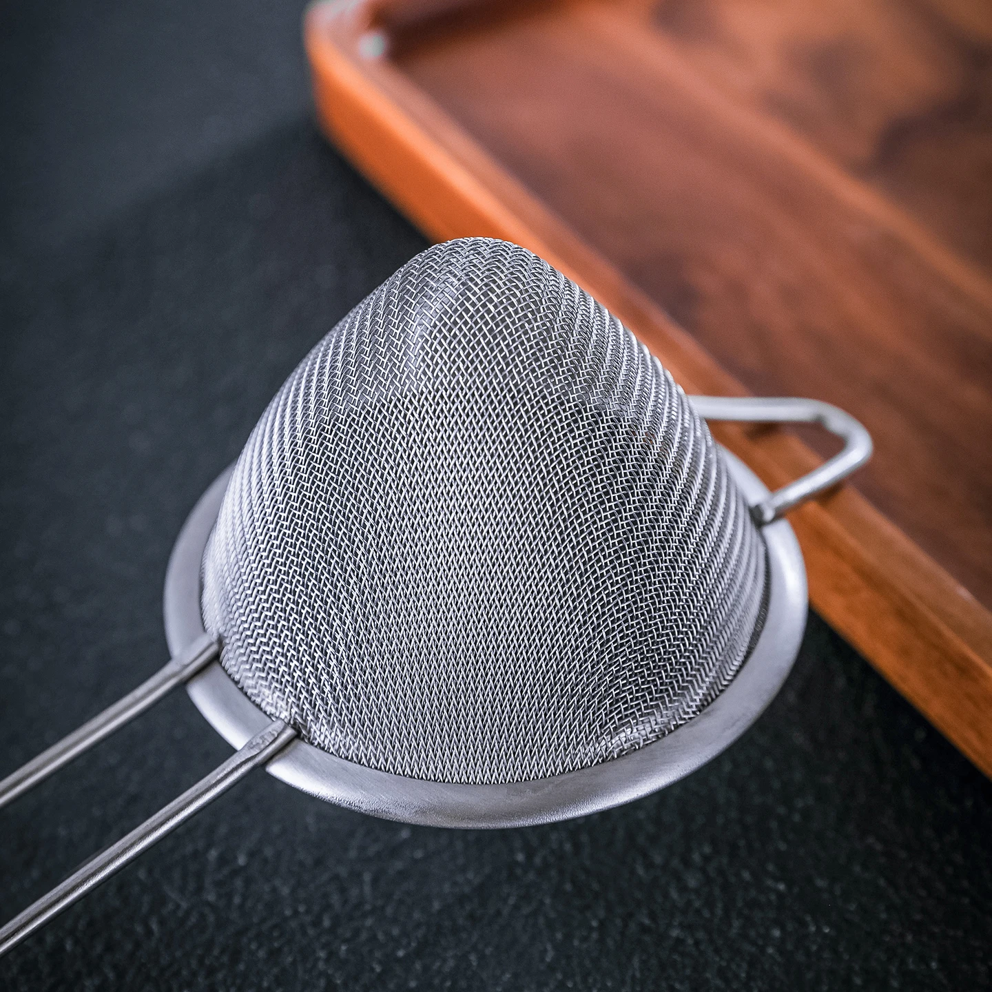 304 stainless steel filter screen, ice filter, cocktail making tool, sun drying net Double Strainer