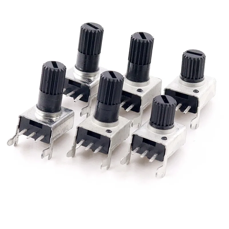 200 ชิ้น/ล็อต RV09 แนวนอน B1K 2K 5K 10K 50K 100K 200K Potentiometer 0932 ตัวต้านทานแบบปรับได้