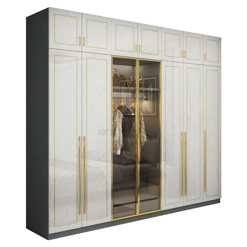 Portable Folding Wardrobe Wardrobe Living Room Cabinet Bedroom Furniture Set Bed Dresser Small Closet Storage Locker Cabinets