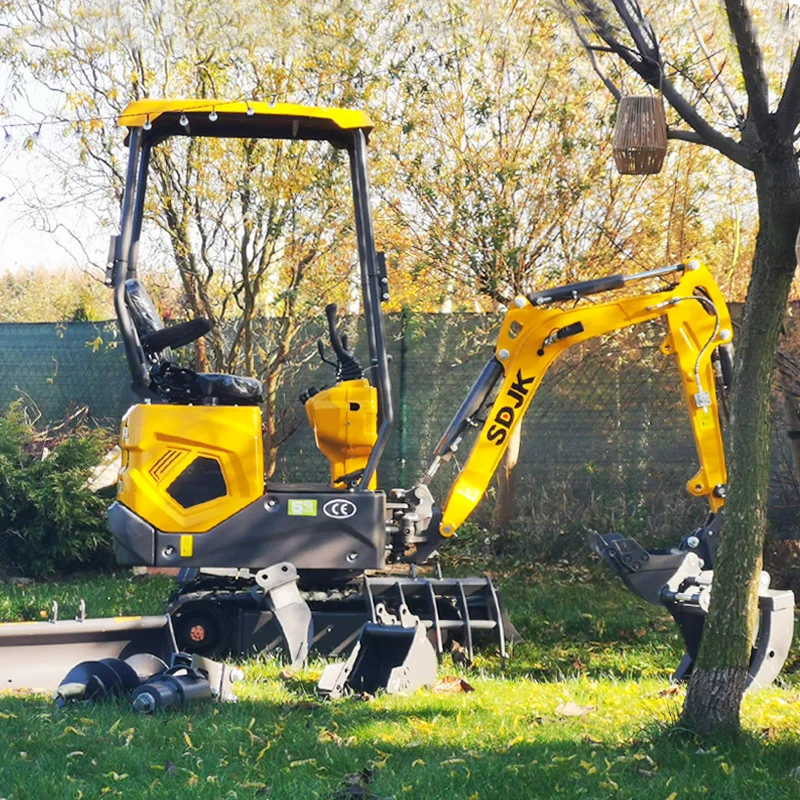 حفار صغير مصنوع في الصين 1 طن 1.5 طن 2 طن حفارة صغيرة توصيل مجاني حفار صغير يمكن تخصيصها