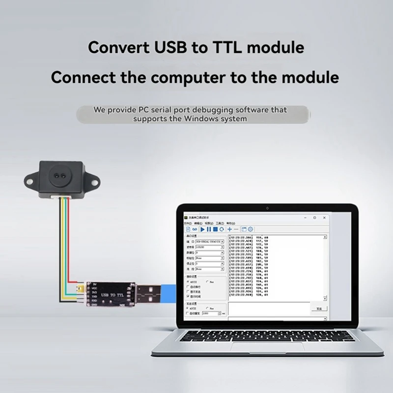 Tinyf Single-Point Laser Ranging Module with Serial Communication Module for UAV Robot for for-ABVP