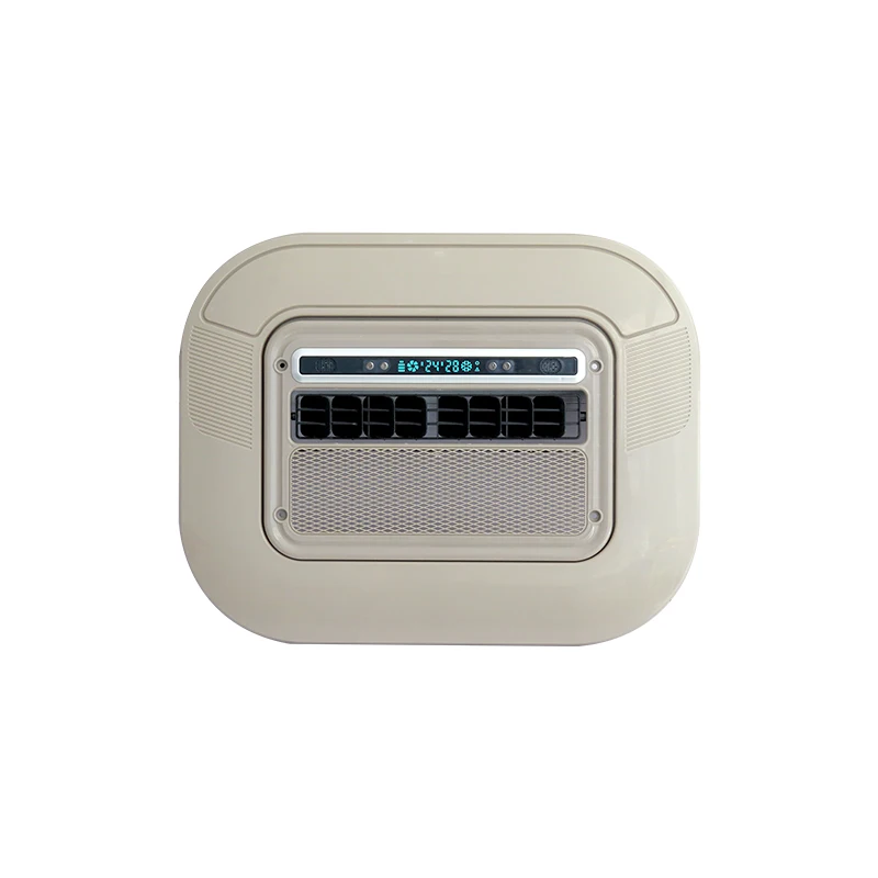 تيار مستمر 12 فولت 24 فولت رقيقة جدا RV على السطح مكيف الهواء وقوف السيارات الكهربائية 1800 واط ل شاحنة التخييم مكيف وقوف السيارات