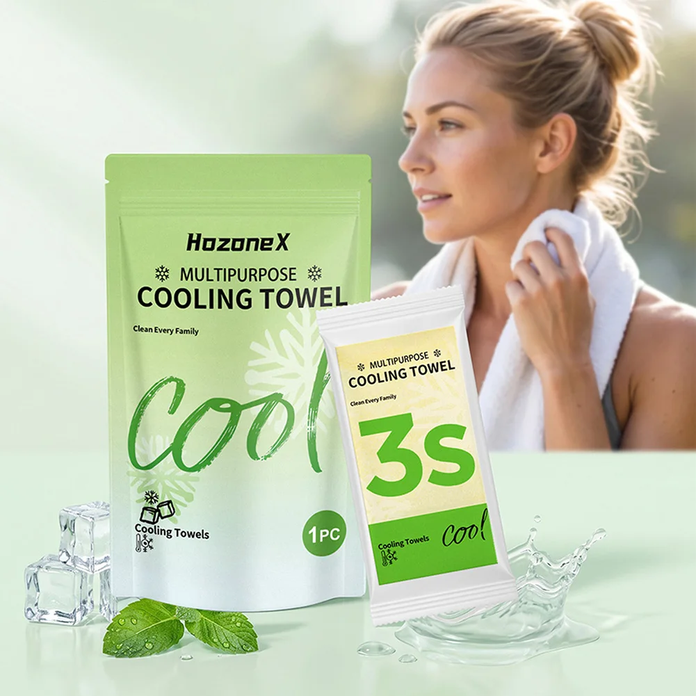 Quick Dry Cooling Towel For Sport,Instants Cool Wrap For Neck Face Breathable Sweat Scarf For Yo-Ga Outdoor Activities