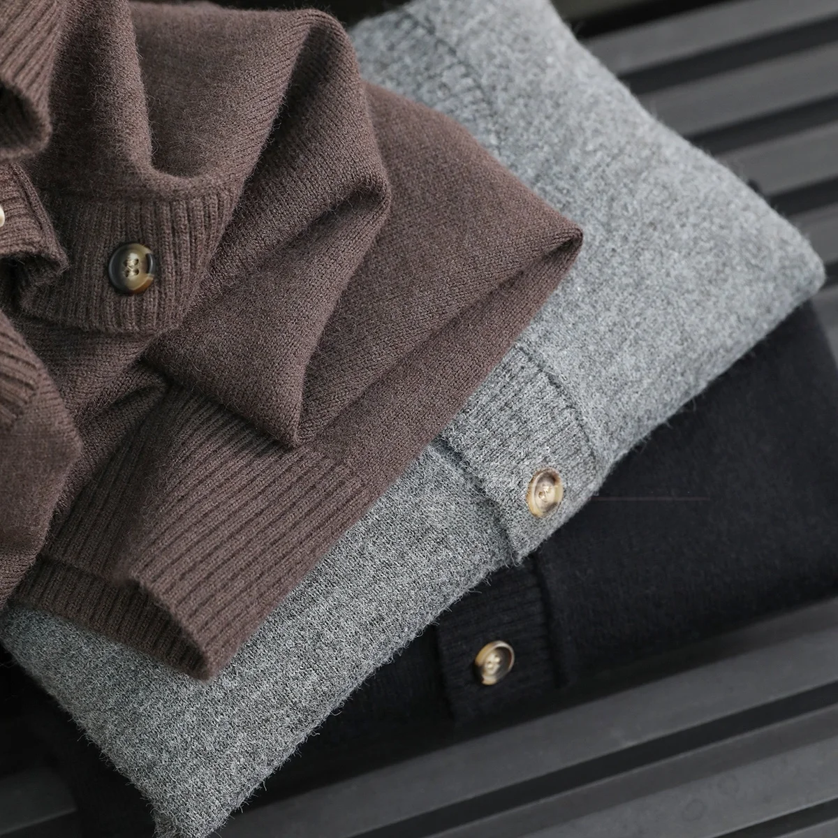 

Мужской вязаный свитер American Sle Lazy Sle: мягкий, удобный, осенне-зимний пуловер с длинным рукавом, деловой стиль