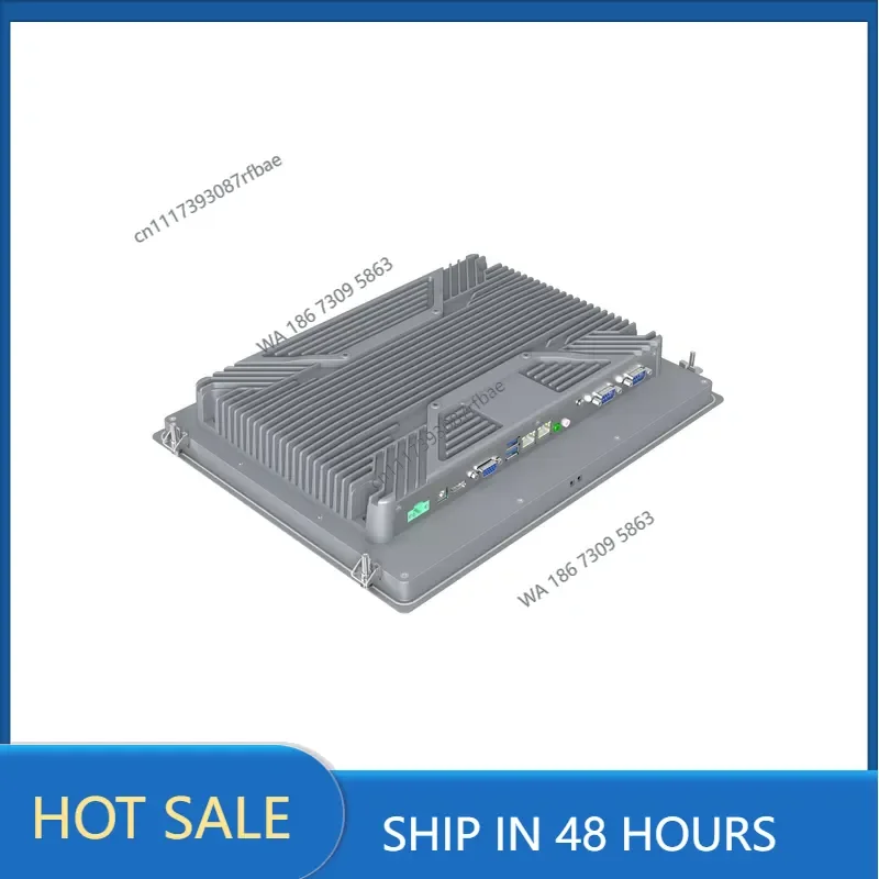 15 Inch Capacitive Touch Screen Celeron J6412 Quad Core 8GB RAM 256GB SSD Dual LAN RS232 Metal Body All in One PC