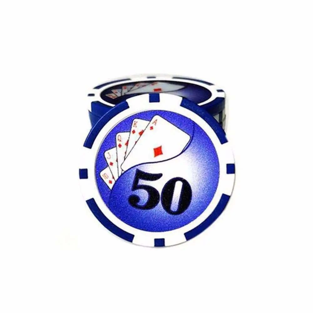 New Golf Equipment Chip Mark Absorb Clip Golf Accessories Golf Hat Clip Golf Ball Marker Poker Numbers Standard Hat Clip