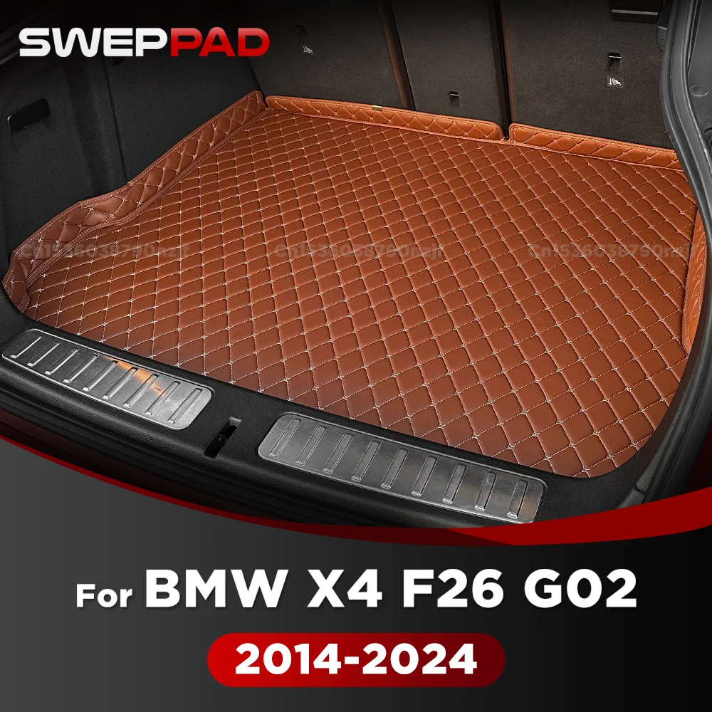 For BMW X4 F26 G02 2014-2024 2023 22 21 20 19 18 17 16 15 3D Car Trunk Mat Cargo Liner Carpet Accessories