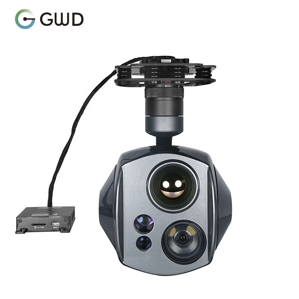 Q30TIRM Pro 3Axis Gimbal 30x IR Thermal 3KM Rangefinder Object GPS Coordinate Resolving Mapping Accessories Parts Camera