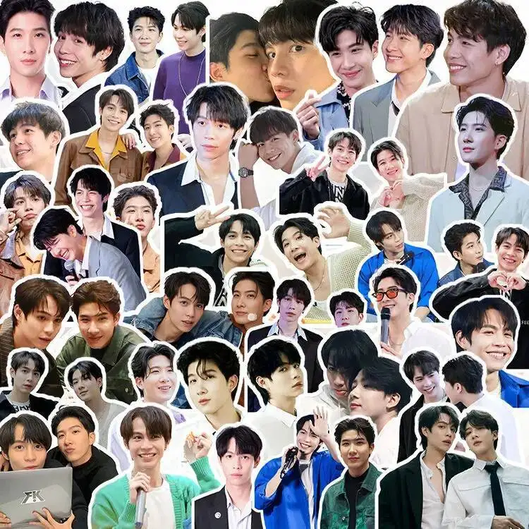 

56pcs New Thailand Stars Drama TheEclipseSeries FirstKhao Khaofirst cute stickers gift