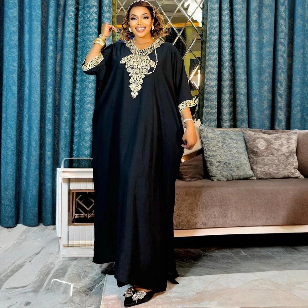 

Abayas For Women Dubai African Muslim Fashion Dress Caftan Marocain Evening Party Dresses Satin Boubou Robe Djellaba Femme 2025