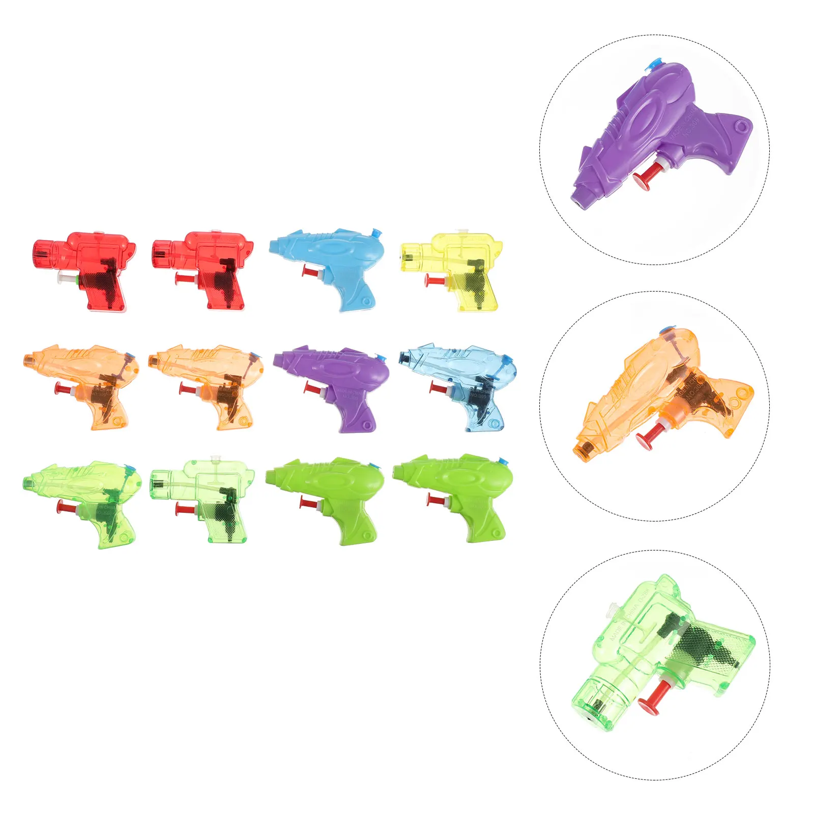 

12pcs Water Guns for Kid Soaker Summer Shooter Guns Toy Swimming Pool Beach Water Fighting Toy for Pool Party Random Color Style