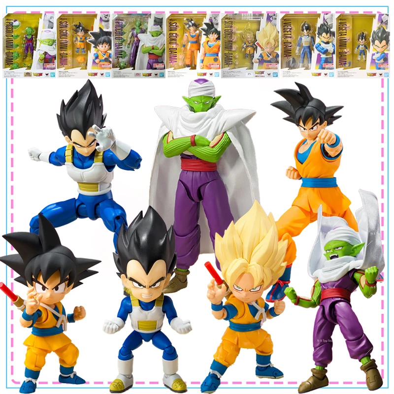 

Bandai S.H.Figuarts Dragon Ball DAIMA Model Kit Genuine SHF Son Goku Vegeta Piccolo DAIMA Action Figure Joints Movable Model