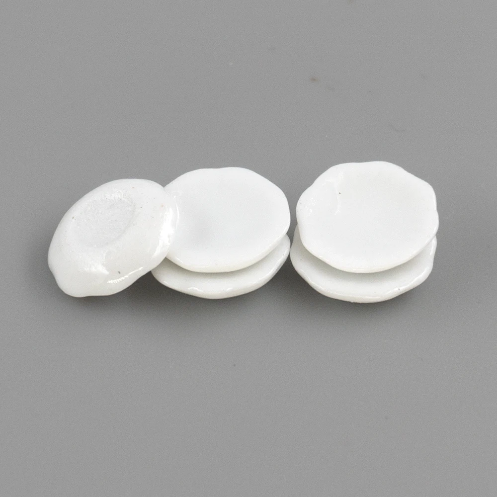 5 قطعة 1/12 دمية مصغرة اكسسوارات صغيرة السيراميك الغذاء لوحة محاكاة طبق الفاكهة لعبة لدمية ديكورات منزلية