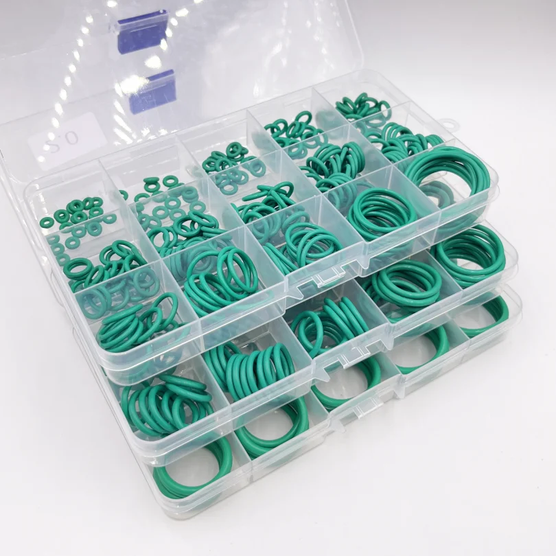 FKM O-Ring FKM Fluor Sauerstoff O-Ring Dichtungsring Ölbeständiger Hochtemperatur-Korrosionsbeständiger Fluorkautschuk-Dichtungsscheibe – Detail 4