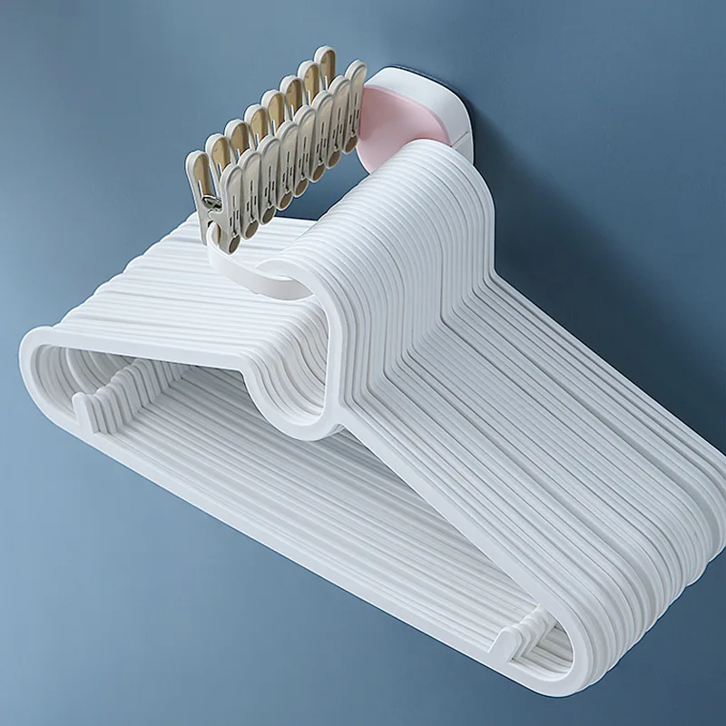 Clothes hanger organizer Rack Space Saving Hanger Multi-function Folding Clip Hanger Holder Racks Scarf Clothes Storage shelf