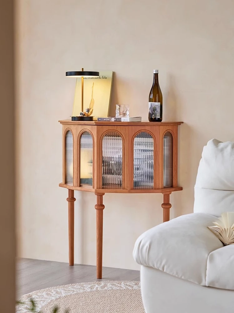 

Solid wood porch cabinet display cabinet