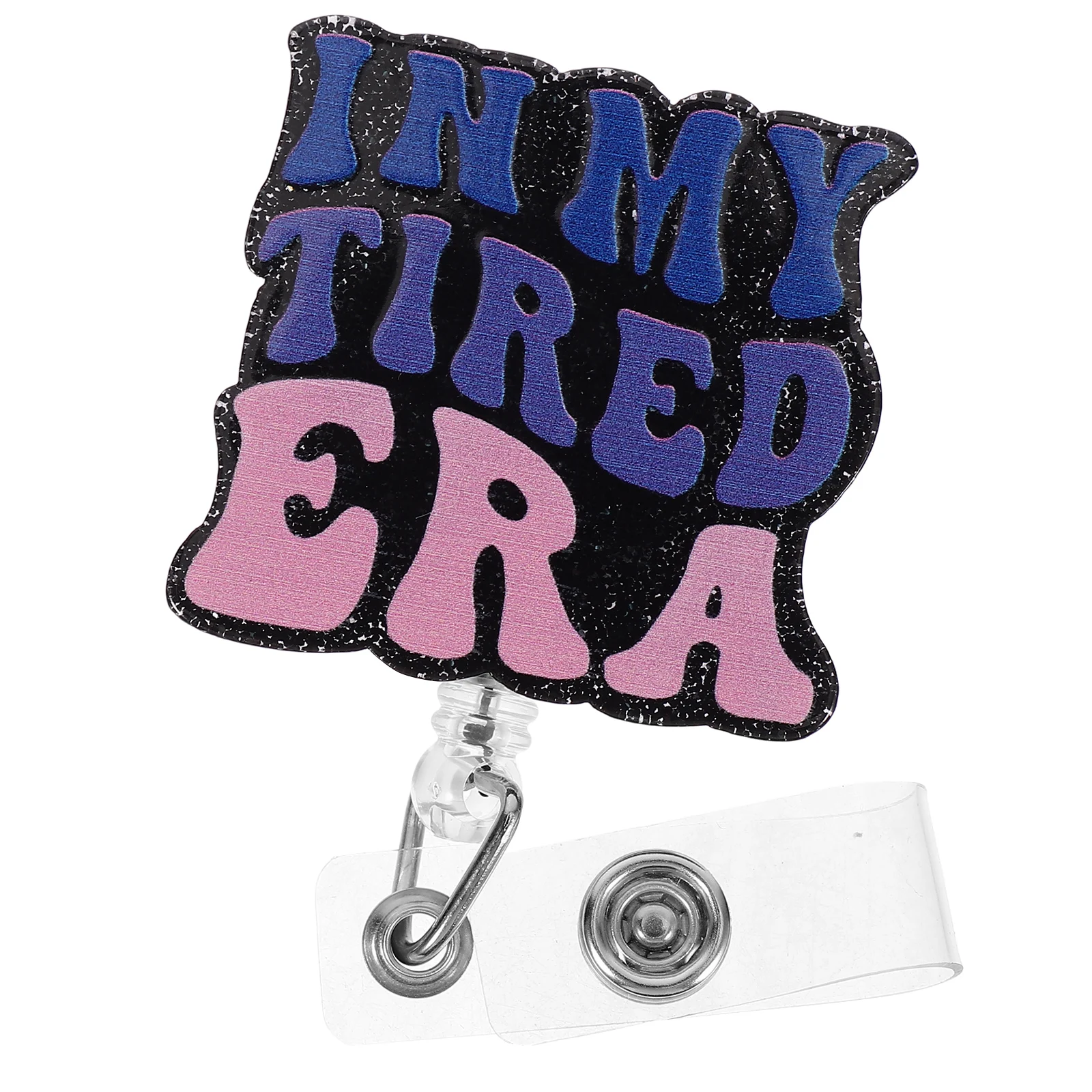 

ID Card Badge Folder Holder Retractable Clip Funny Coat Reel for Nurse Convenient
