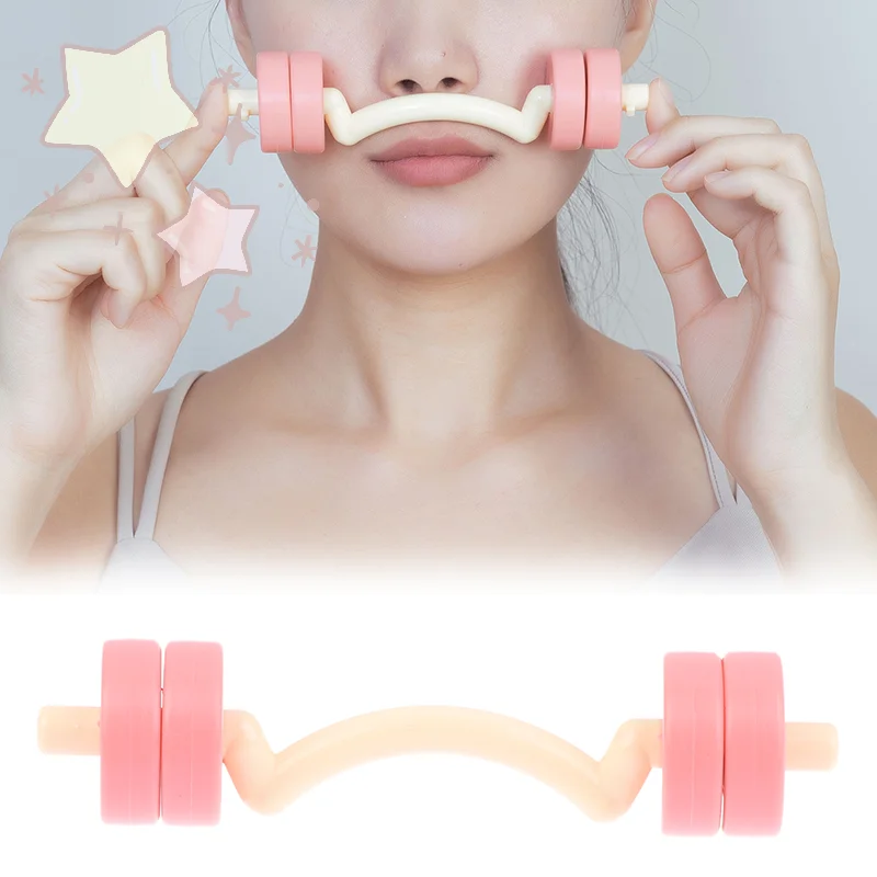 

1 Set Face Mouth Exerciser Barbell Design Trainer Tool Breathing Device Lift V Shape Skin Tightening
