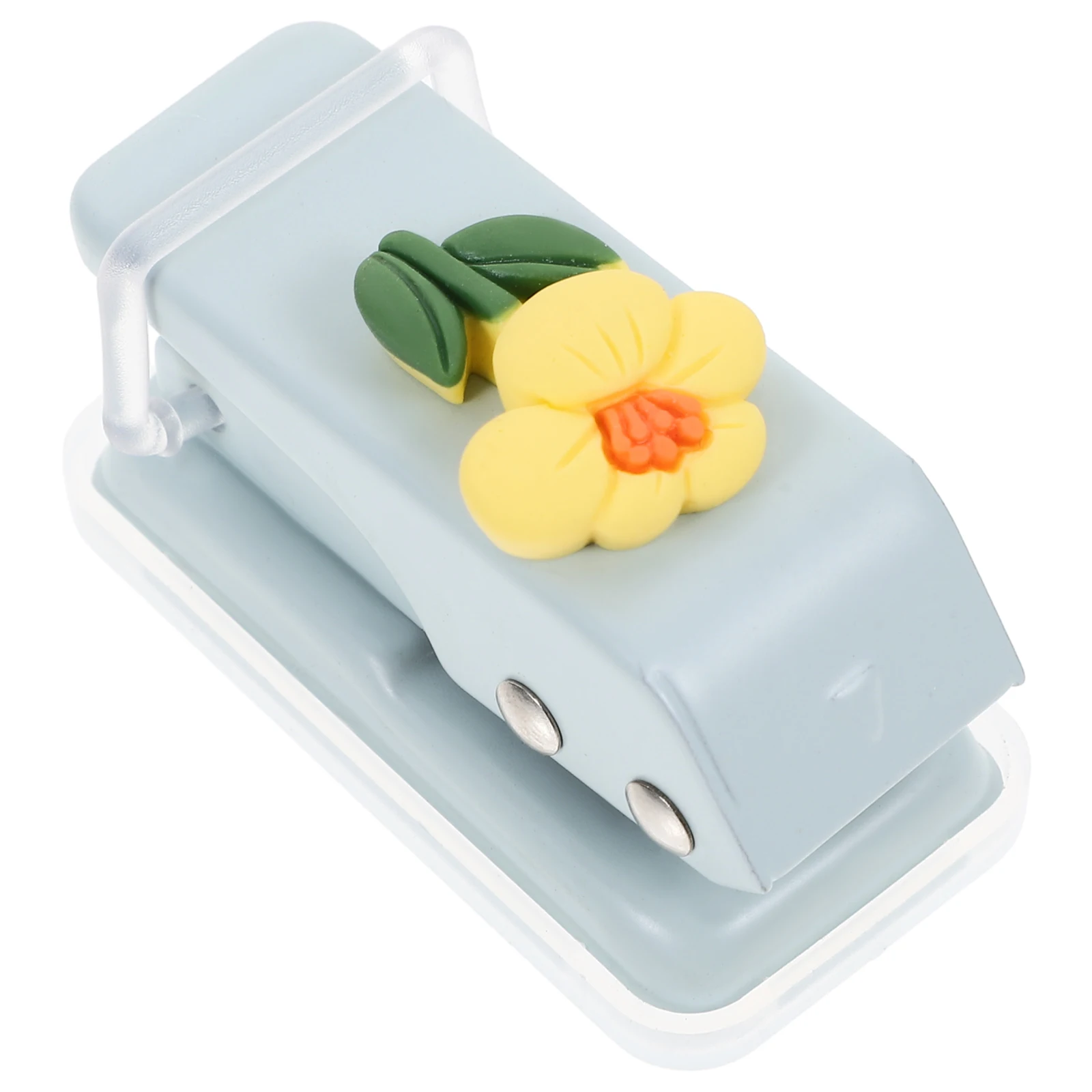

Sturdy Metal PP Resin Manual Hole Puncher Small Lightweight Accurate Alignment for Paper Craft Scrapbook DIY Office Home