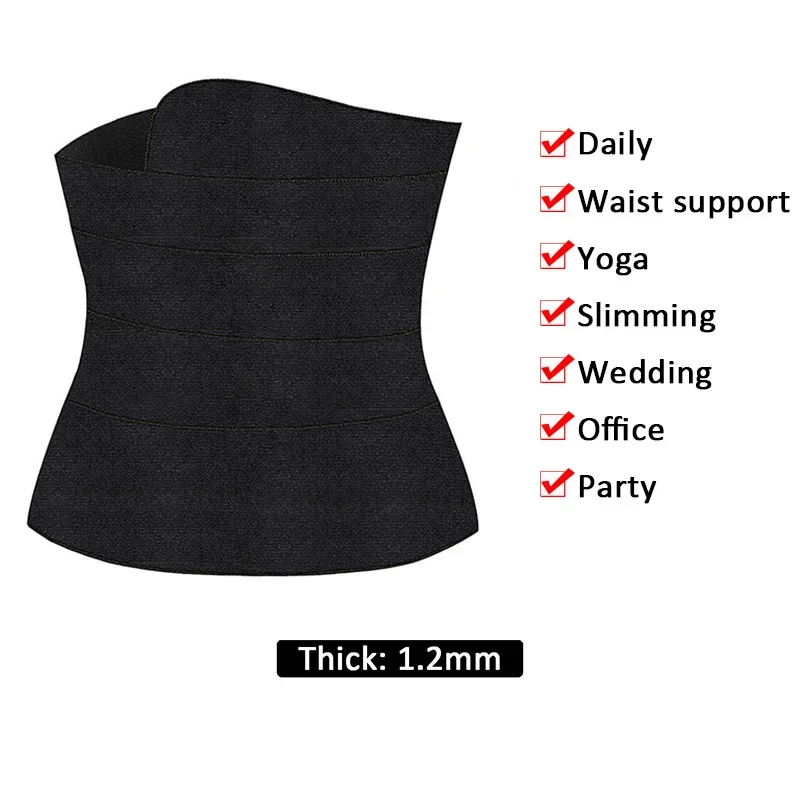 Women Bandage Waist Wrap Trainer Shaperwear Belt Slimming Tummy Belt Snatch Me Up Corset Body Shaper Stretch Bands One Size