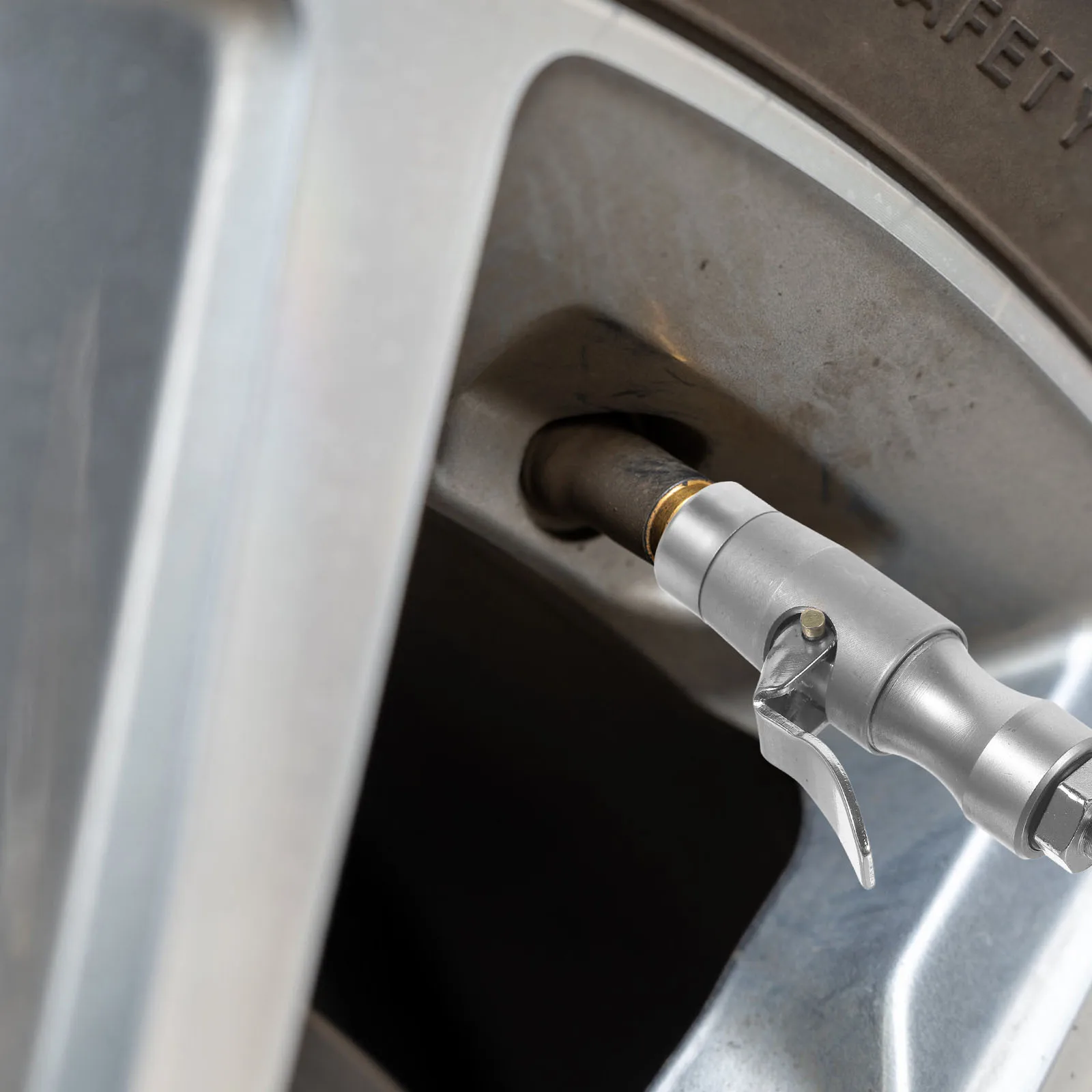 Mandril de inflador de pneus com travamento automático, aço de cobre durável, fácil conexão, uso, design elegante, infladores compatíveis, válvulas manuais