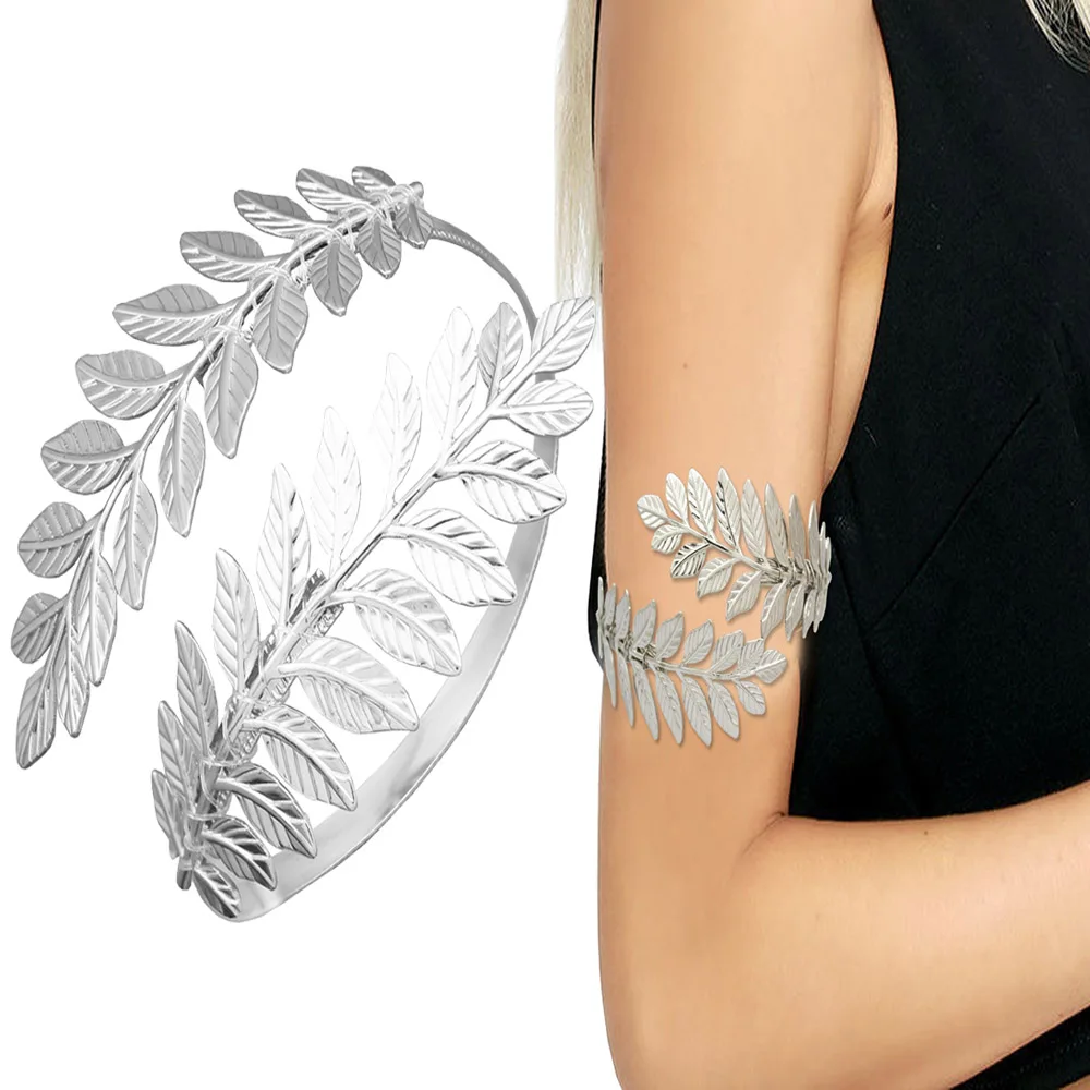 Egypt Cleopatra Swirl Snake Arm Cuff Bracelets Armlet Armband Big Wide Bangle For Women Men Jewelry Pulseiras Accessories Gifts