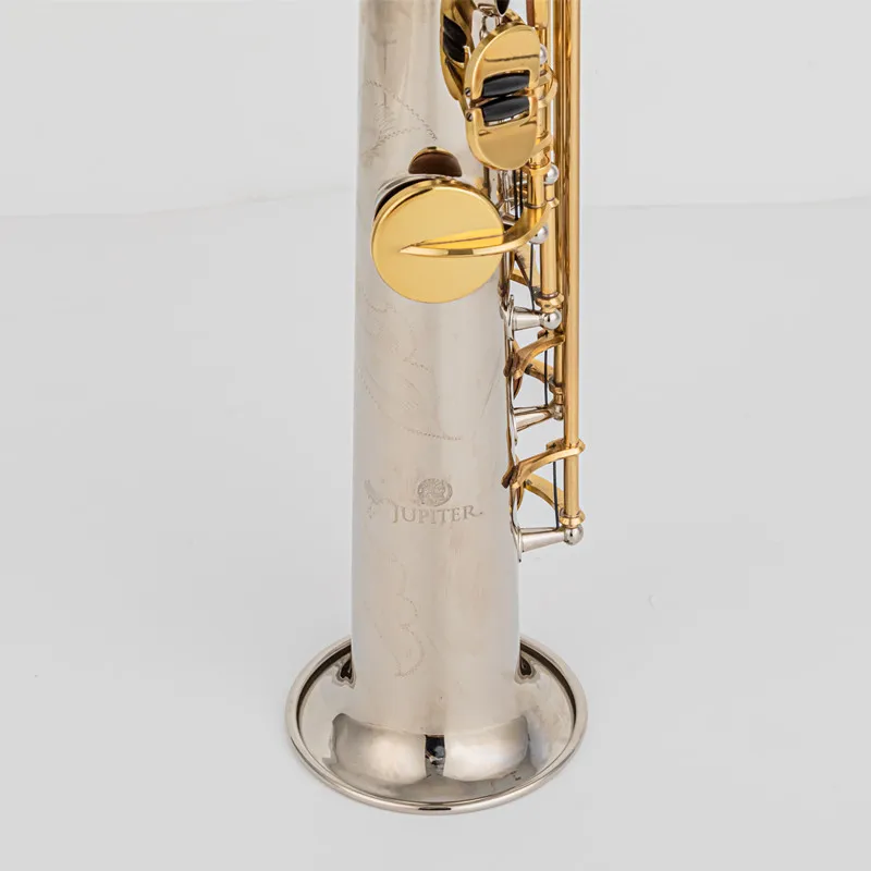 Jupiter JSS1100SG Soprano Saxophone Silvering Gold Key With Case Sax Soprano Mouthpiece Ligature Reeds Neck