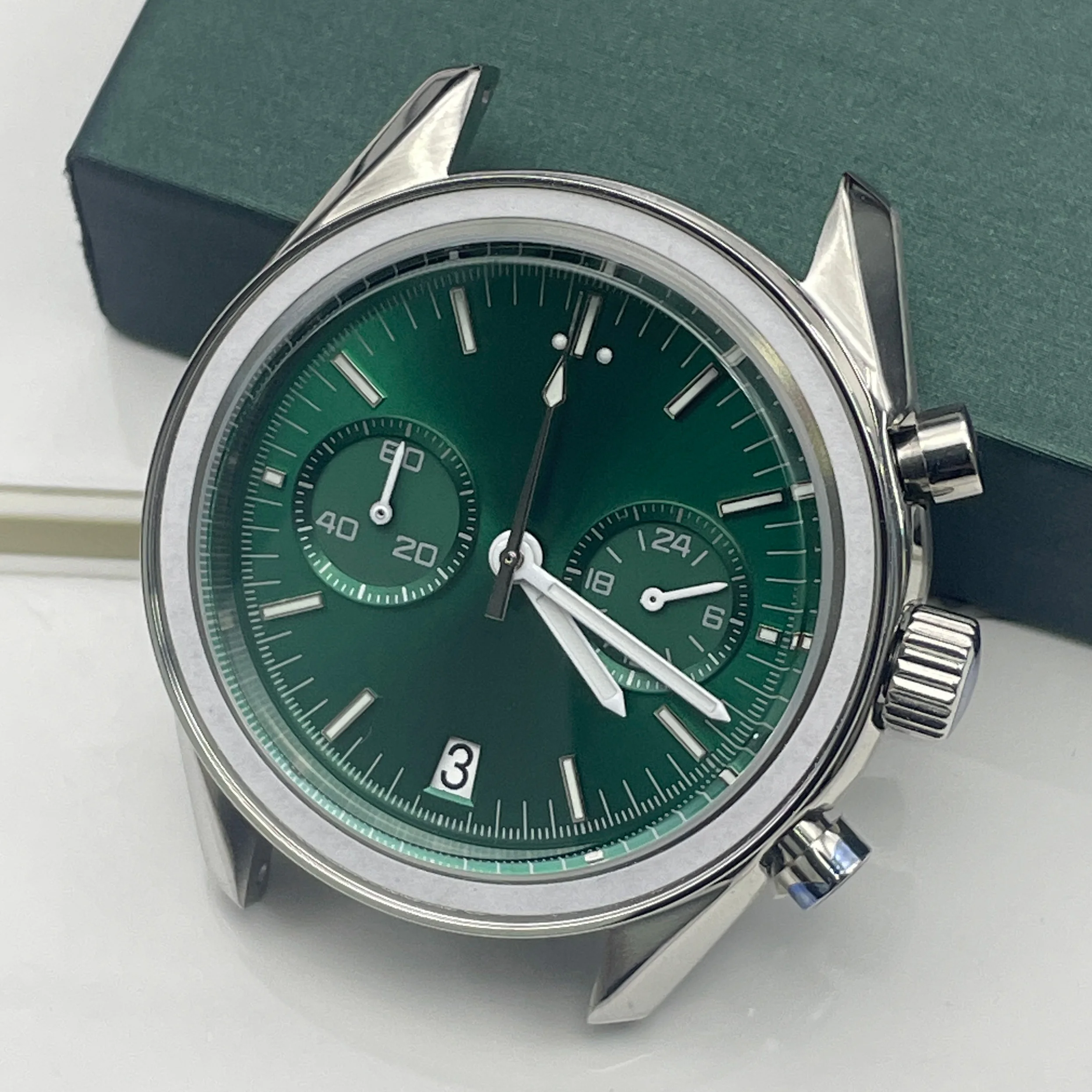 New Quartz Watch, With VK64 Quartz Movement, With a Bezel, Featuring Waterproof Design, And a Multi-Functional Men's Watch.
