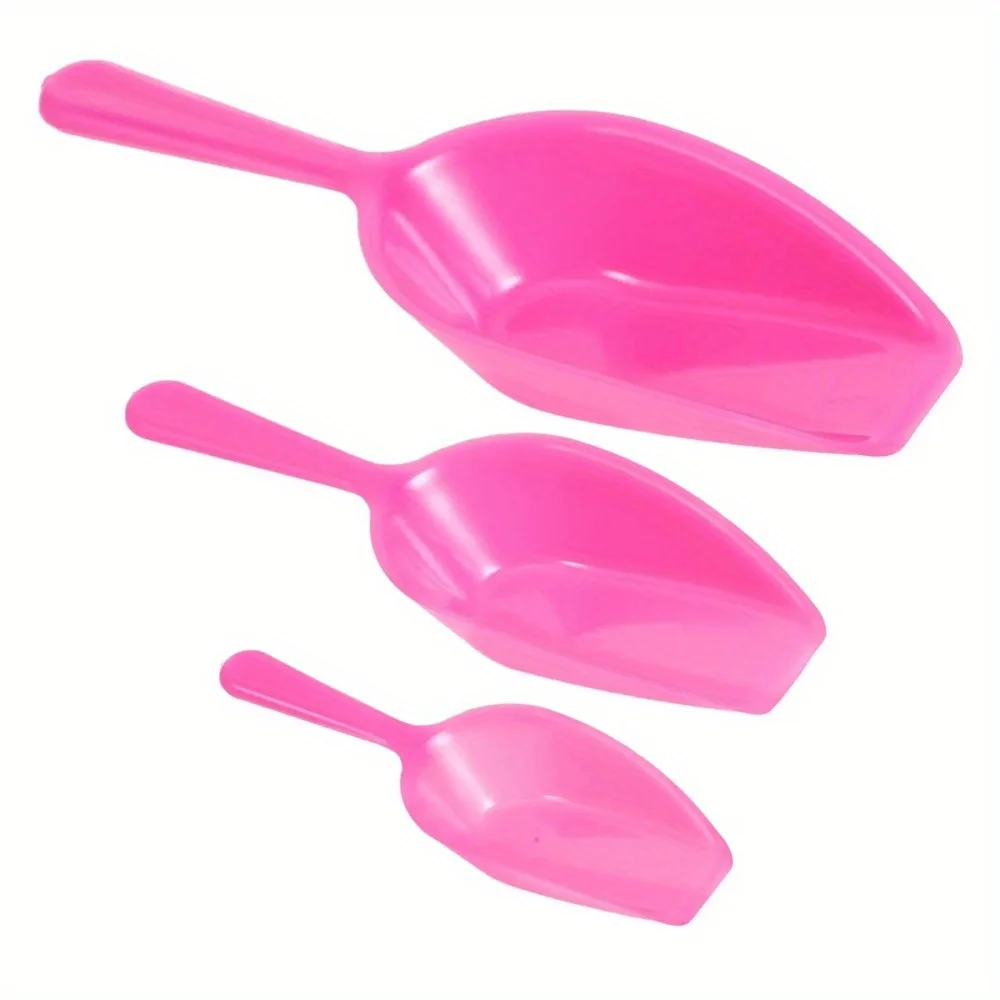 3Pcs/Set Plastic Bead Spatula Spoon Rice Bead Polymer Clay Sheet Diy Quick Finishing Desktop Storage Tool