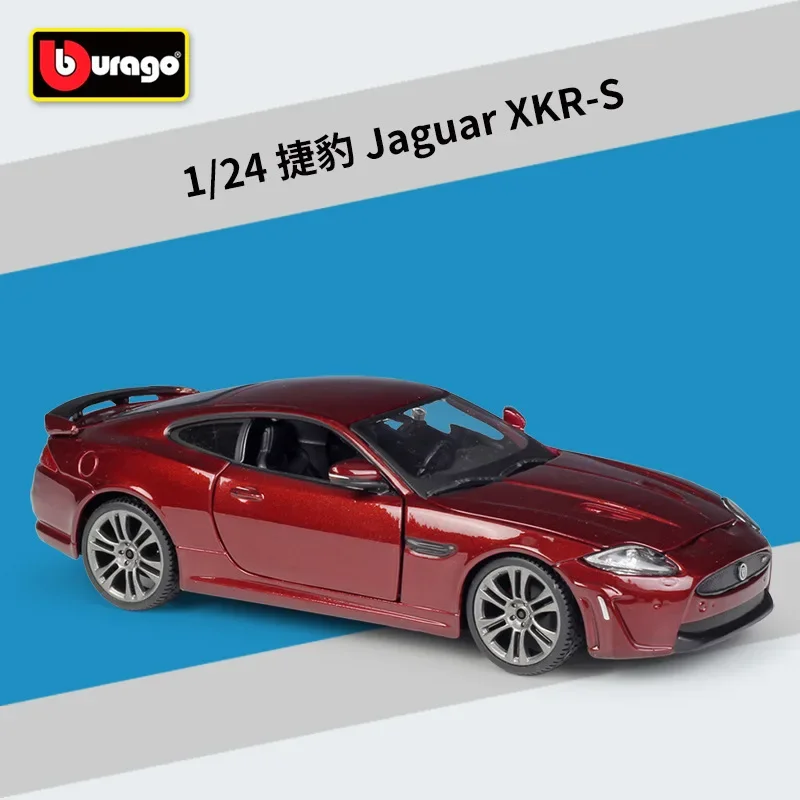 Bburago 1:24 JAGUAR XK XKR S modello di auto in lega veicoli modello in metallo statico B682