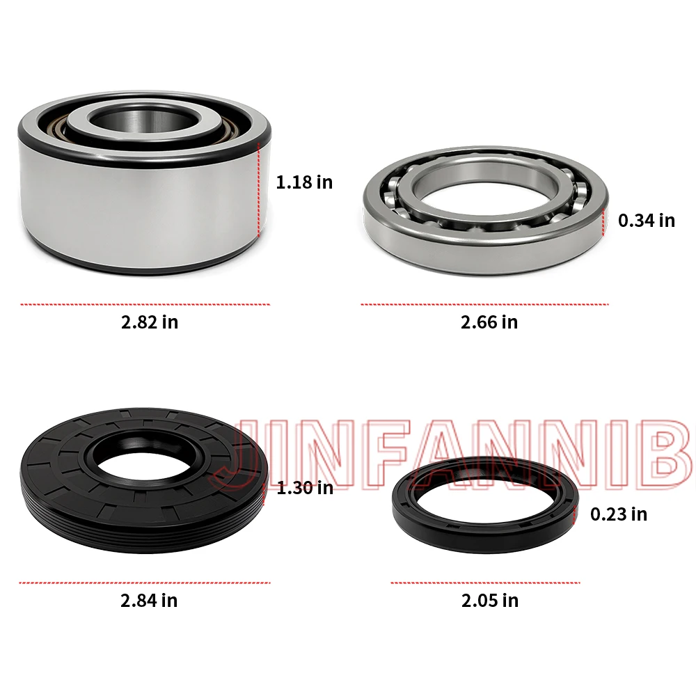 Front Gear Case Differential Bearing Seals Kit for Polaris RZR 1000 2017 2018 2019 2020 2021 2022 2023