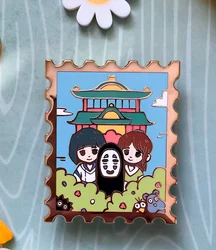 Anime Palace 3 people Hard Enamel Pin