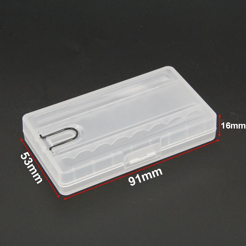 4 8 Slots AAA Battery Storage Box Hard Plastic Case Cover Holder Protecting Case With Clips For AAA Battery Storage Box