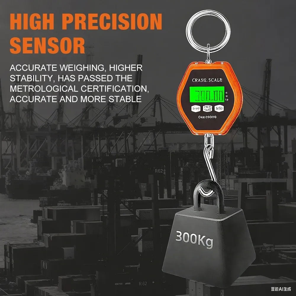 High Precision Portable Electronic Hook Scale Handheld Mini Digital Scale LCD Screen display Multifunctional Hanging Scale