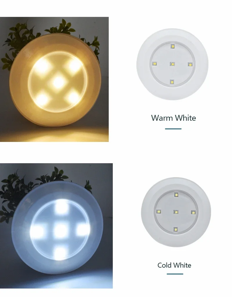 1/2/4/8/10 Super Bright LED Under Cabinet Light Wireless Remote Control Dimmable Wardrobe Night Lamp Home Bedroom Closet Kitchen