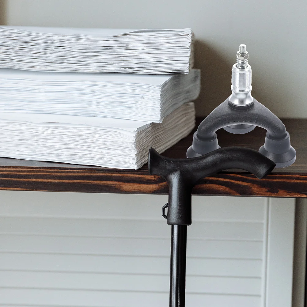 

2Pcs Rubber Base Plastic Cane Tips Replacement Anti-Slip Crutch Feet Base Walking Stick Hiking Pole Accessories