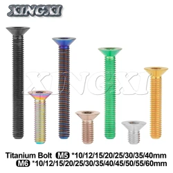 Xingxi Titanium Bolt M5 M6X10 12 15 20 25 30 35 40 45 50 55 60mm Torx Countersunk Head Brake Disc Screw For Bicycle Car