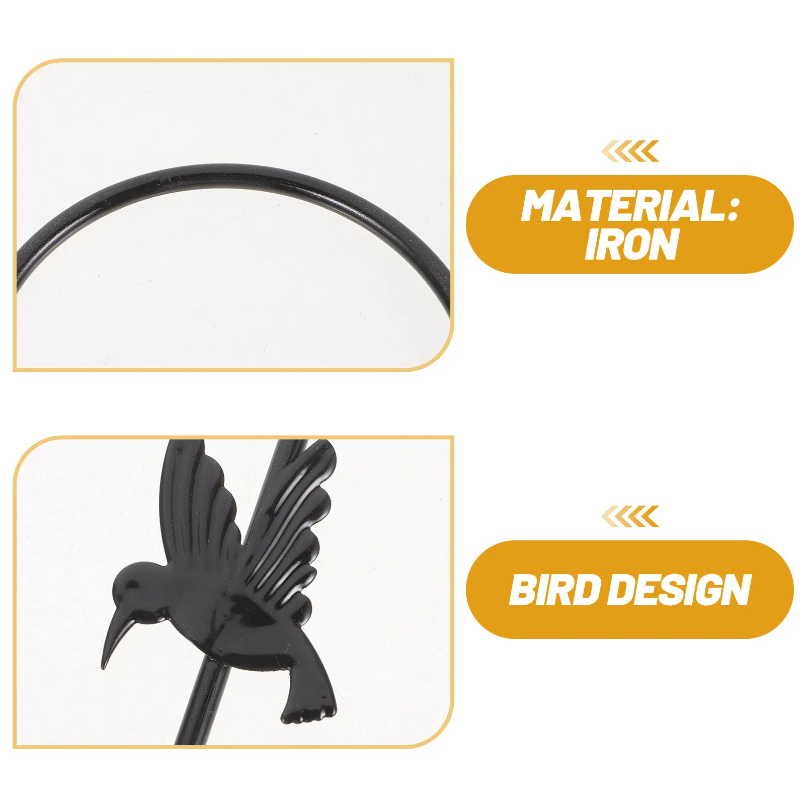 Sturdy Iron Plant Hook 30Cm Decorative Heavy Load Hanging Hook Outdoor Bird Feeder Support Plant Hooks Hanging Basket Hooks view 2
