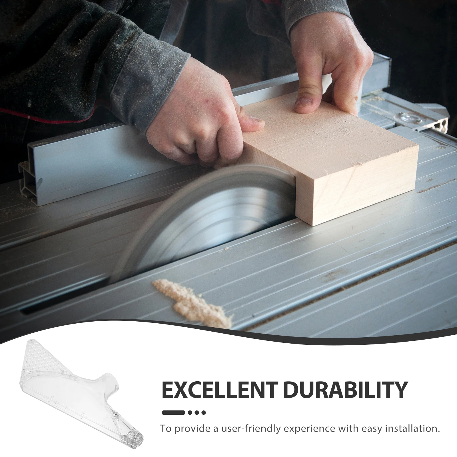 

Table Saw Dust Cover Protective Shield Woodworking Tools Accessories Precise Cutting Home Factory Use