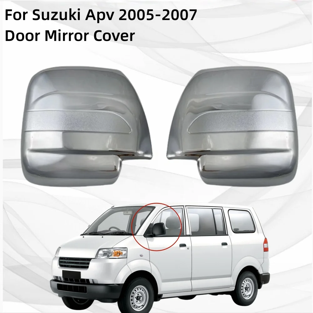 

ABS plastic Car Stickers Door Mirror Cover For Suzuki Apv 2005 2006 2007 Car Accessories Exterior Components Decorate