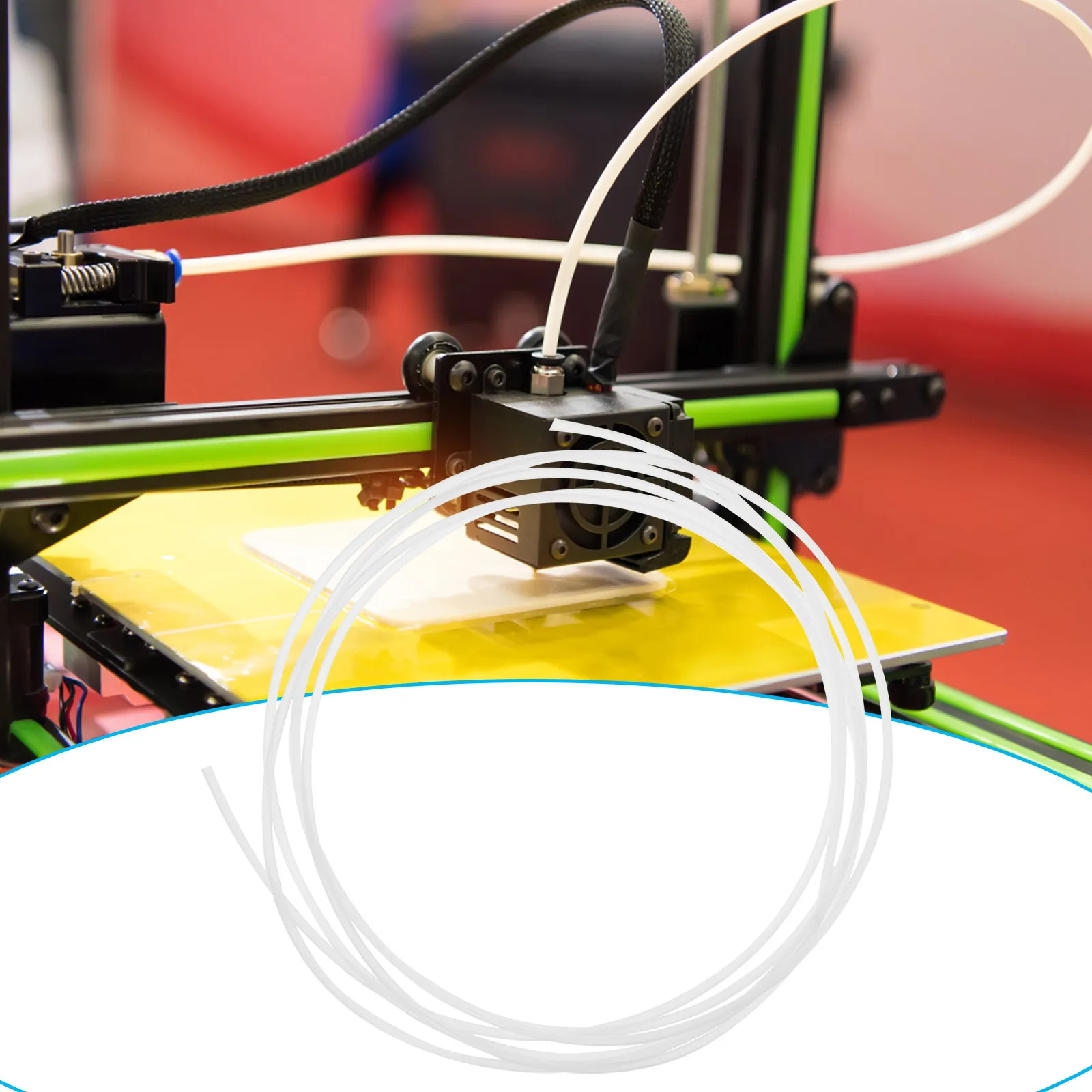 

3 метра трубки из ПТФЭ для 3D-принтера, гибкая легкая сменная трубка-филамент для PLA, ABS, PETG, аксессуар для Ender