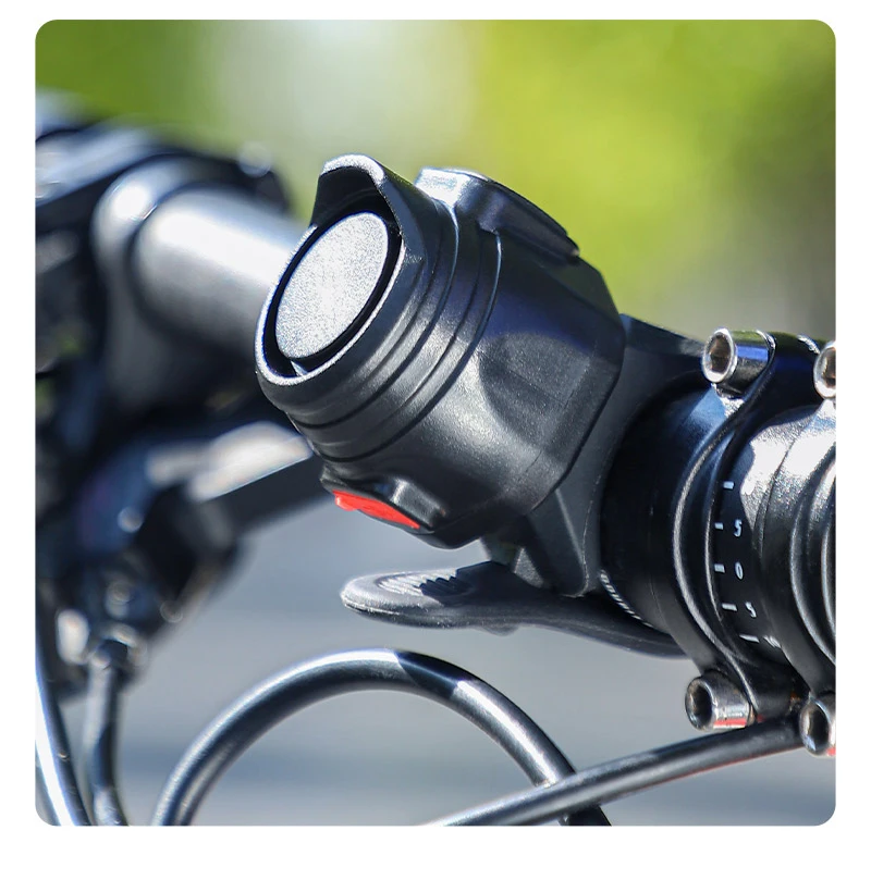 WEST BIKING Fahrrad-Elektroklingel USB-Lade-Lautsprecher Sicherheitswarnalarmhorn MTB Rennrad Lenkerhorn Fahrradzubehör – Detail 12