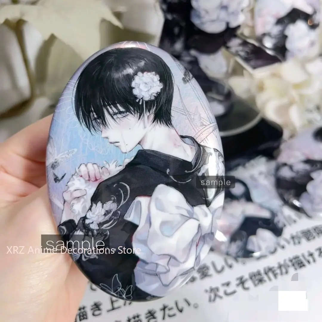 

2PCS The Summer Hikaru Died Badges Anime Cute Brooches Lapel Pin DIY Backpack Hat Clothes Accessories Collectible Christmas Gift